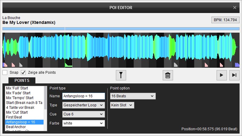how to set cue in virtual dj